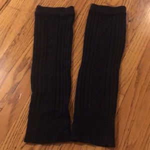 Deep Navy Ribbed Hollister Leg Warmers